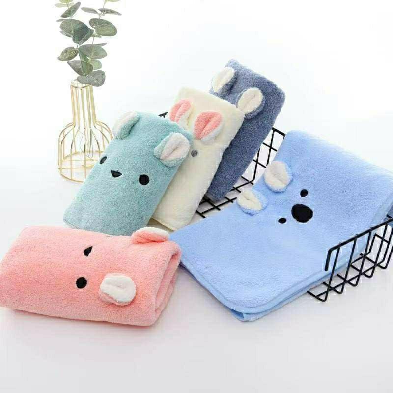 MOMS_ Handuk Sport Boneka Kuping 35X75 / 50x100 Mikro Bulu premium