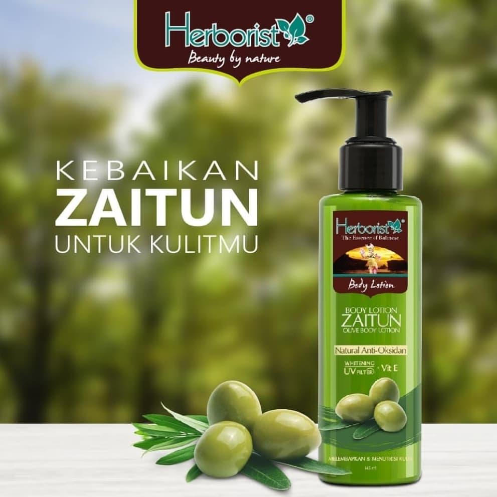 Herborist Body Lotion Zaitun | Coconut | Frangipani | Whitening UV Filter Herboris 145ml | Herboris