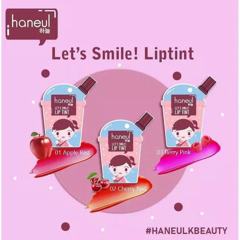 HANEUL KOREAN LIP TINT / PURBASARI HANEUL LIPTINT