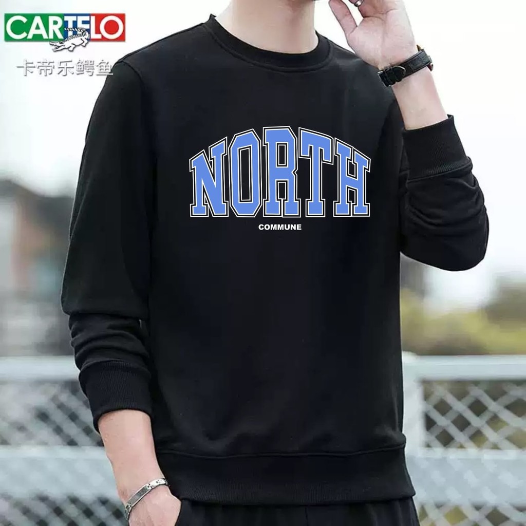 COD/ARPIOSSHOP - BAJU NORTH - SWEATSHIRT PRIA KEREN MODEL KEKINIAN