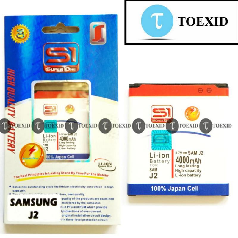 Baterai Samsung J2 2015 J200 - Batre Batrai Double Power IC - Super One Original