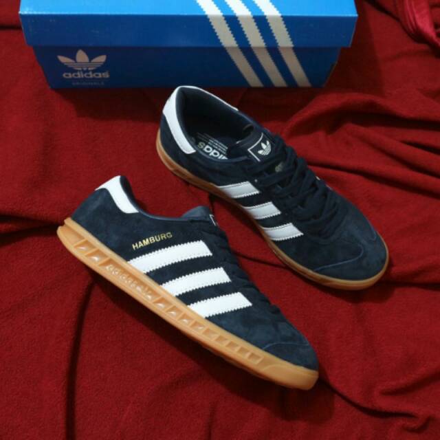 adidas hamburg navy gum