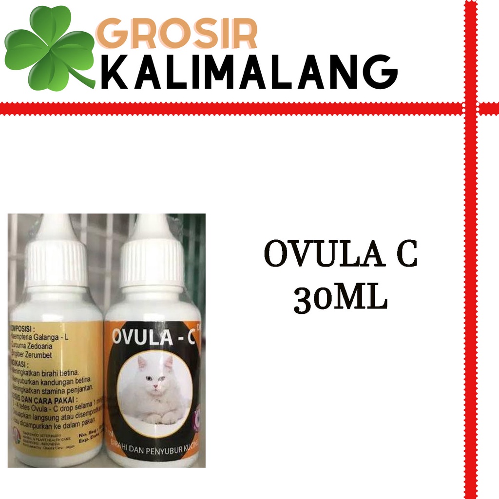 Ovula C Vitamin Herbal Birahi Untuk Kucing 30ml
