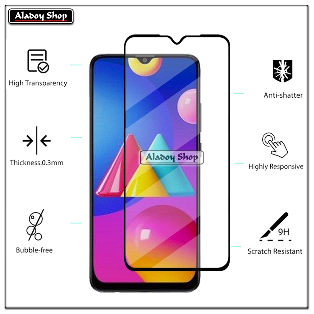 PAKET 2 IN 1 Case Samsung M02S Armor Fusion Transparent Prmium Casing Free Tempered Glass