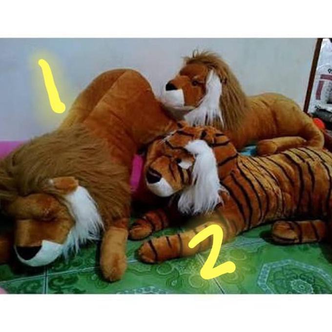 Toko Boneka Termurah. Boneka Singa/ Macan/ Harimau/ Lion Jumbo Besar Termurah Se Shopee.