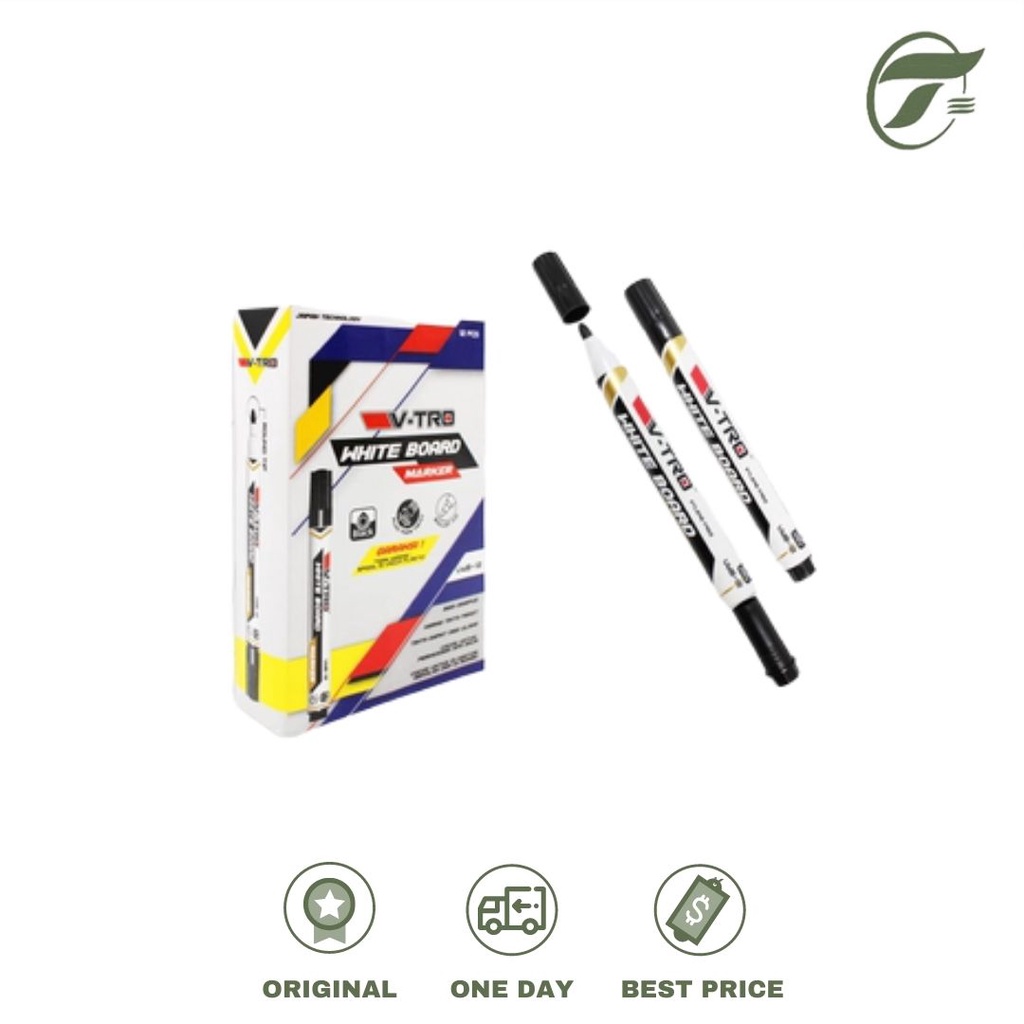 

SPIDOL VWB-12 WHITE BOARD MARKER V-TRO (BLACK)