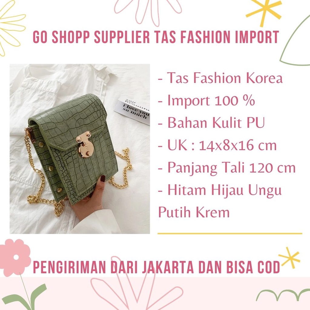 Tas Selempang Wanita Mini Import Model Terbaru 2021 - Tas Handphone Fashion Import - Tas Cewe [SL70]