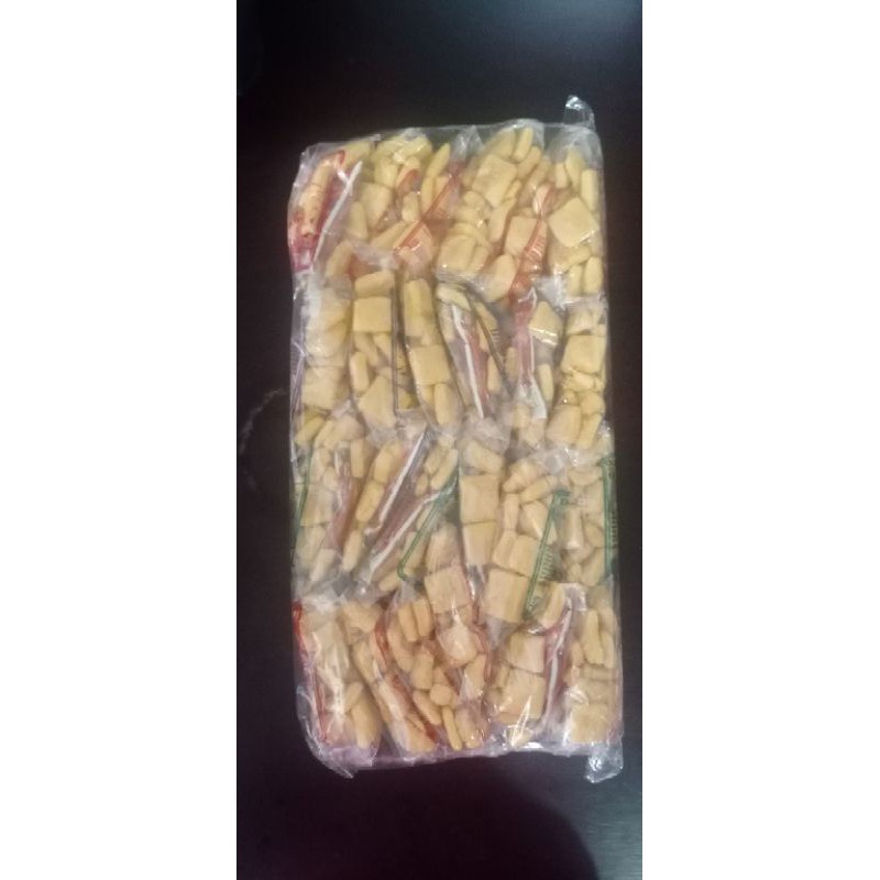 PER PACK KRUPUK CASPER DENGAN SAOS - KRUPUK TAHU POLOS ISI 12 PCS