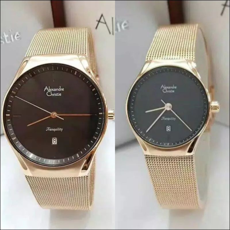 Jam Tangan Couple Alexandre Christie 8571 AC8571MD AC 8571 | Original