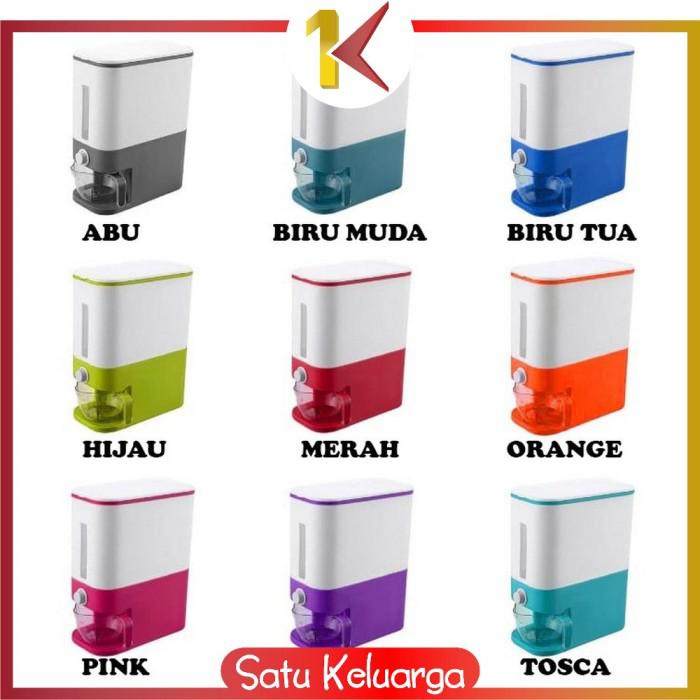 

SK-C203 DISPENSER BERAS 12KG RICE BOX TEMPAT PENYIMPANAN BERAS OTOMATI - C203, ABU