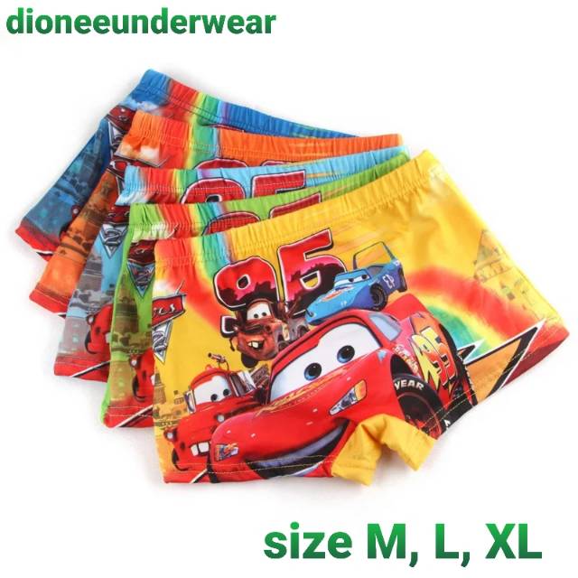 CD BOXER ANAK COWOK IMPORT / BOXER ANAK LAKI LAKI MOTIF SUPERHERO / CELANA BOKSER ANAK COWOK CARS