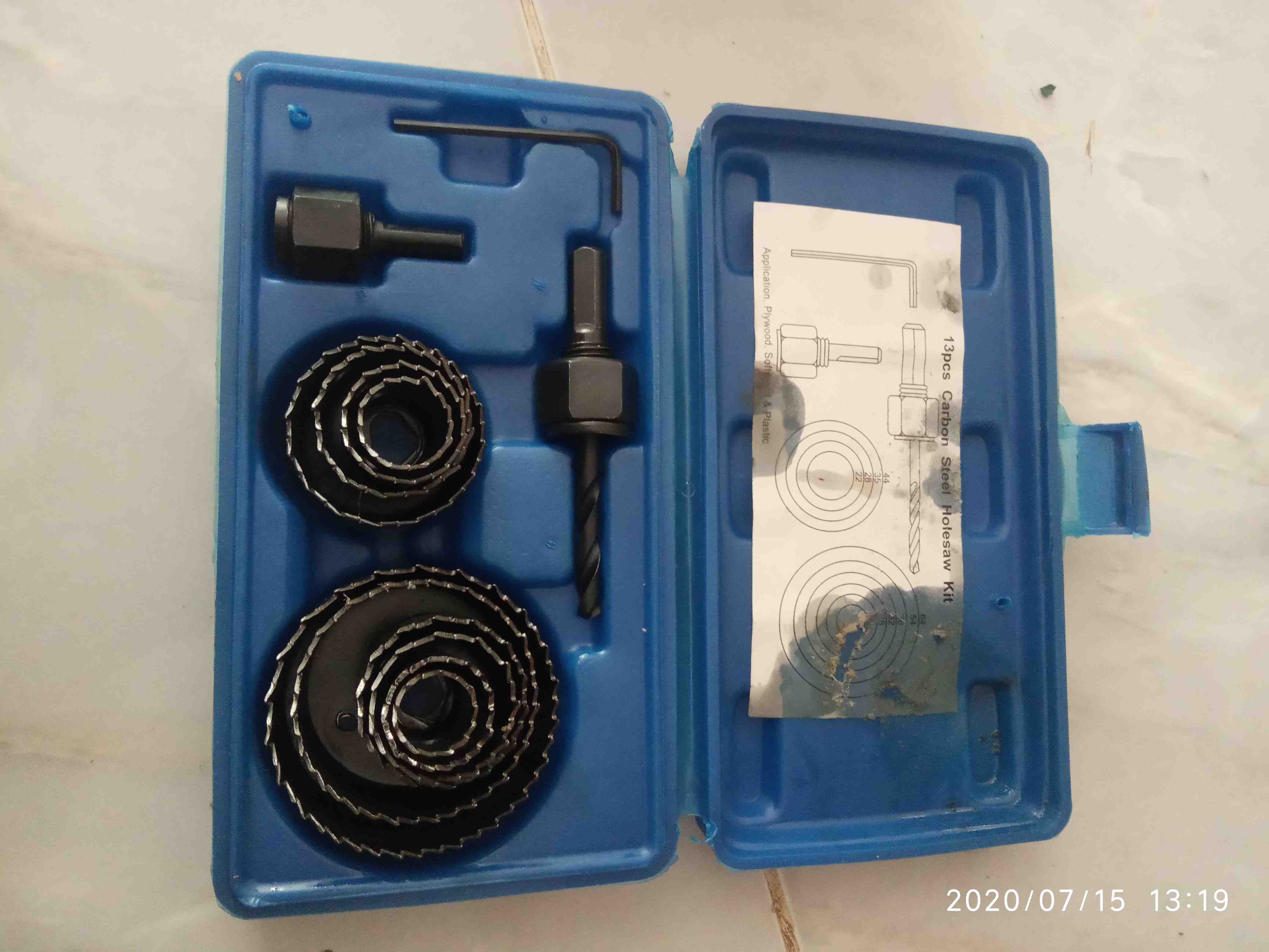 Holesaw Hole Saw Set Benz 13pcs 13 Pcs Mata Bor Lubang Kayu Pipa Hodroponik Termurah