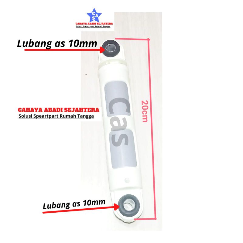 kaki tiang mesin cuci front loading modena