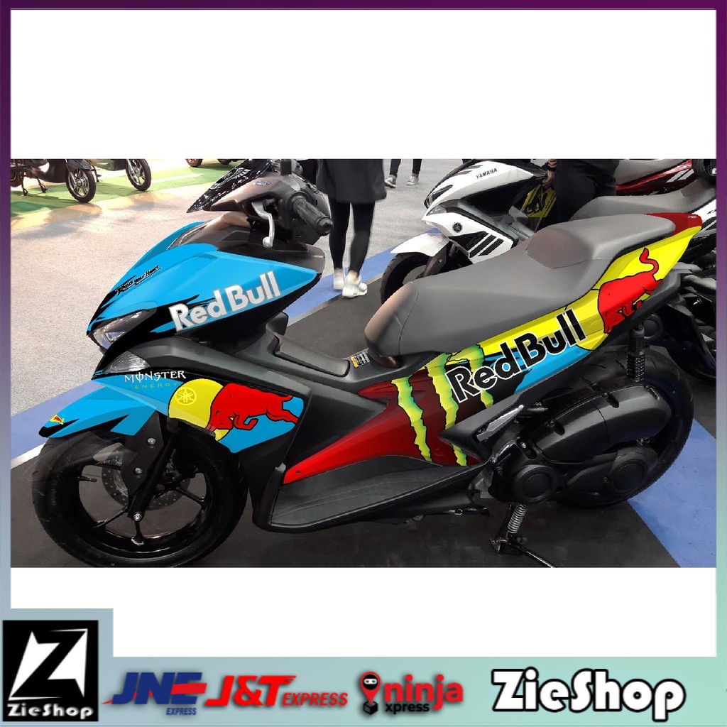 Striping motor aerox 155 Decal aerox 155 full body Stiker variasi motor aerox