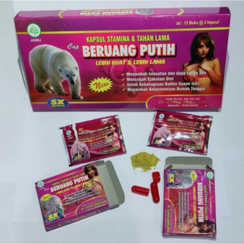 Beruang Putih New 5X Kapsul (isi 12box @2kapsul)
