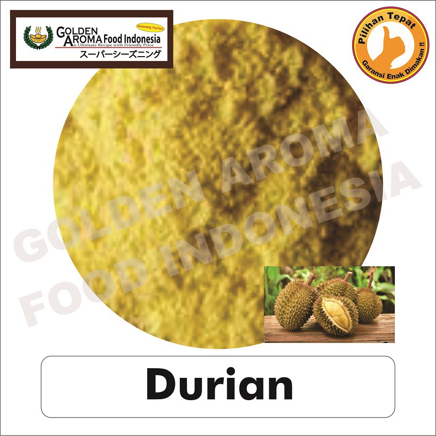 

Bubuk Minuman / Bumbu Tabur Serbaguna Enak Murah Halal Rasa durian 100Gr