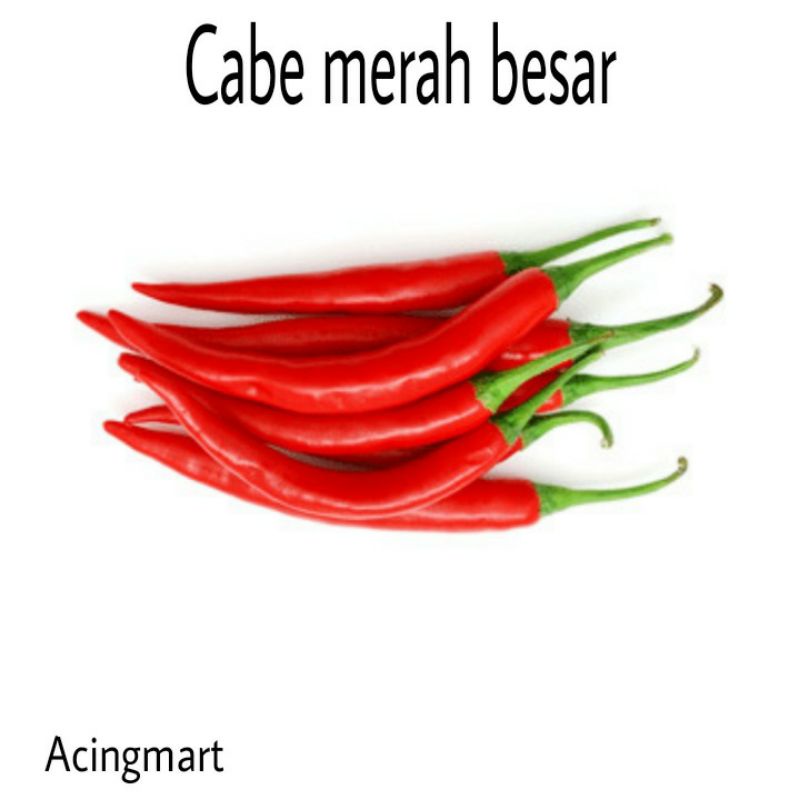 

Cabe merah besar 250 gram-sayur-sayuran-bumbu masak