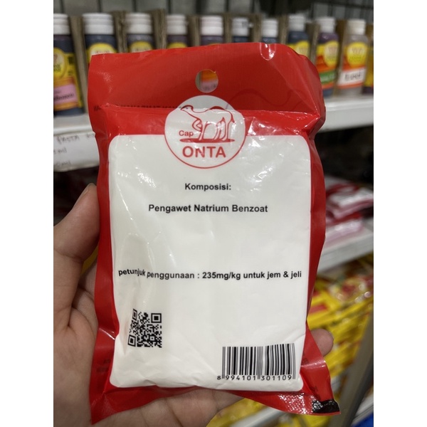 Natrium Benzoat Cap onta 50 gram / pengawet