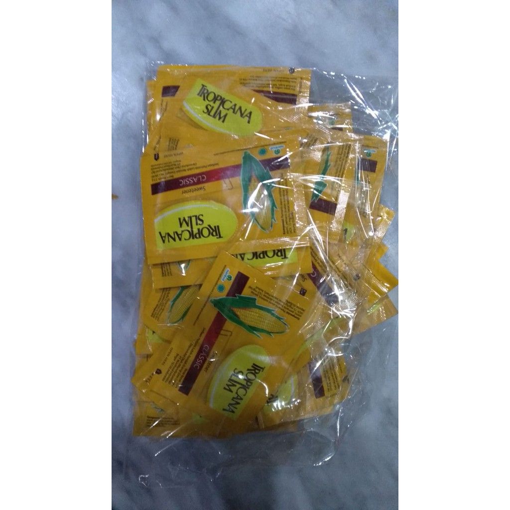 

Tropicana Slim Classic repack isi 40 sachet - kemasan EKONOMIS