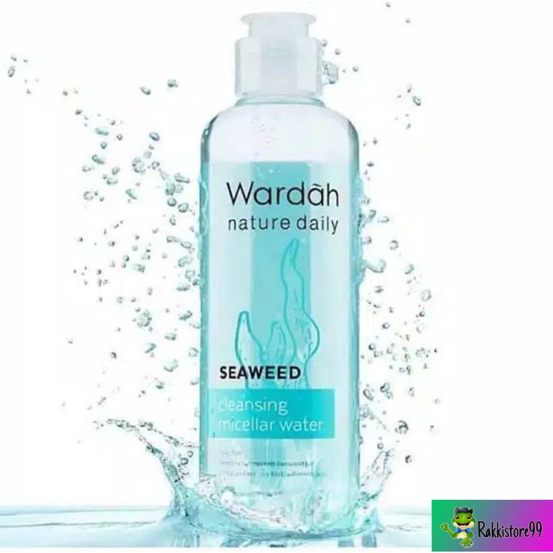 ❣️Rakkistore99❣️Wardah Nature Daily SEAWEED Cleansing MICELLAR WATER 100ml (100% Original)