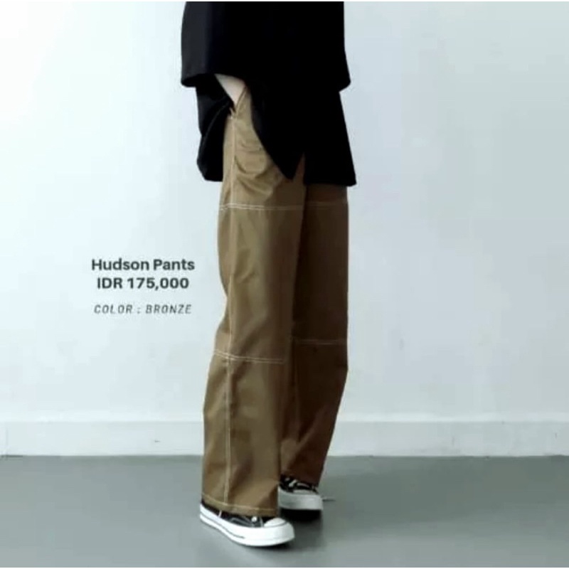 Hudson Pants | Unisex Cowok Cewek Pria Wanita