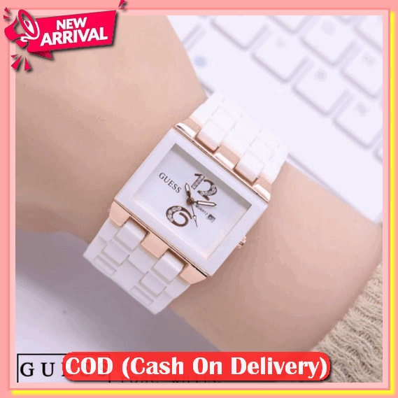 Jam Tangan Wanita Mewah Premium Import Bermerek Cod Cewek Elegan Mahal Remaja Dewasa Pesta Bulat Kot