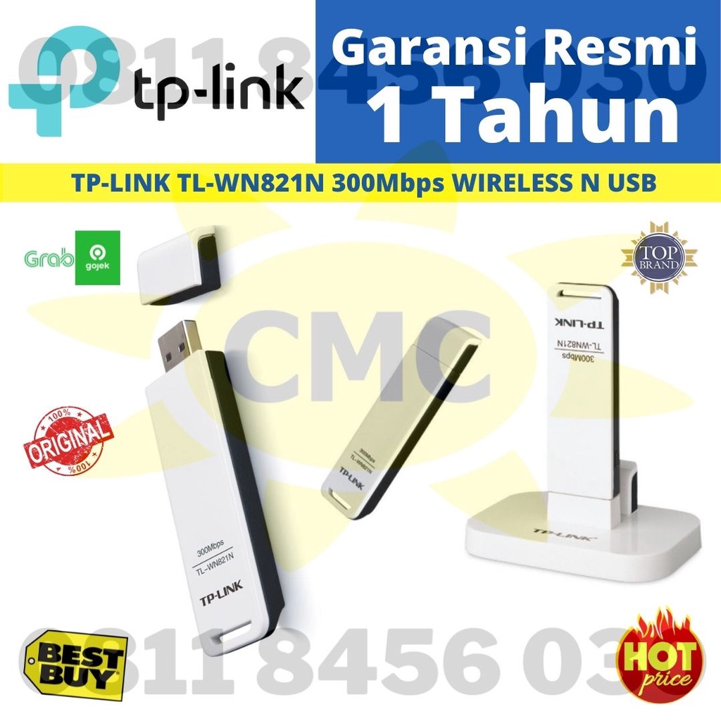 TP-LINK 300Mbps Wireless N USB Adapter TL-WN821N