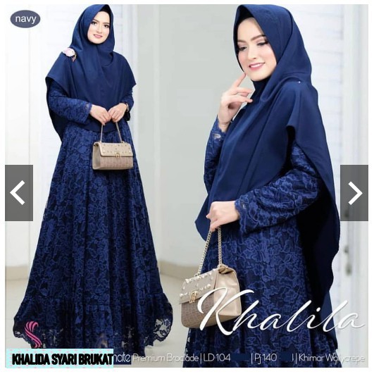 DRESS MUSLIM - KHALIDA SYARI BRUKAT