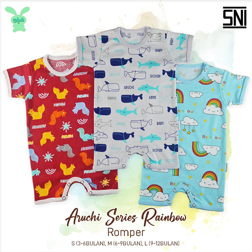 Aruchi NB S M Jumper ( Romper ) / VELVET NB Pendek Parade CBKS