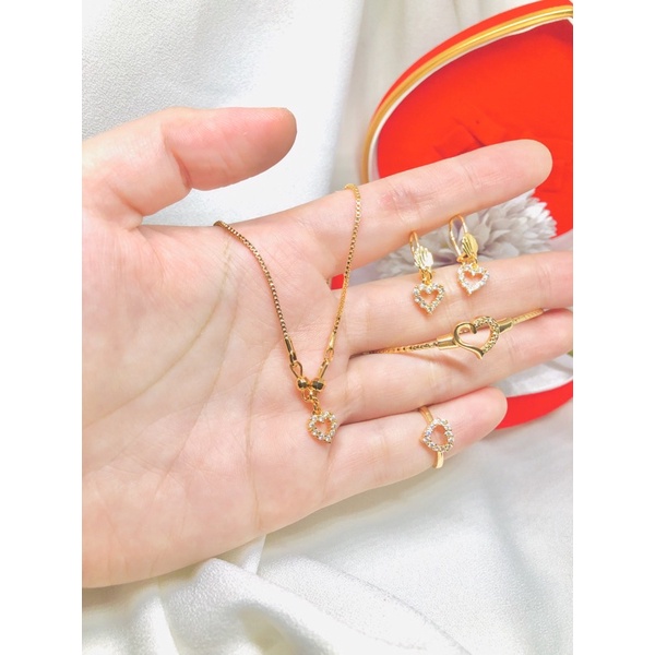 Kalung set anak love permata Xuping