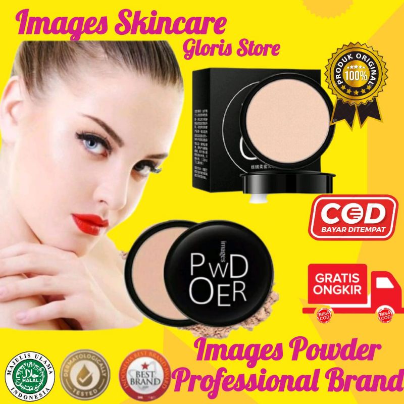 BISA COD - PROMO IMAGES PROFESSIONAL BRAND PRESSED MINERAL POWDER / BEDAK PADAT TAHAN AIR DAN LAMA