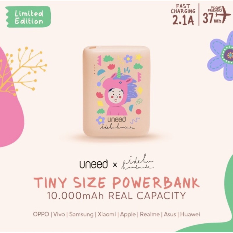 powerbank uneed x ideku handmade pubi