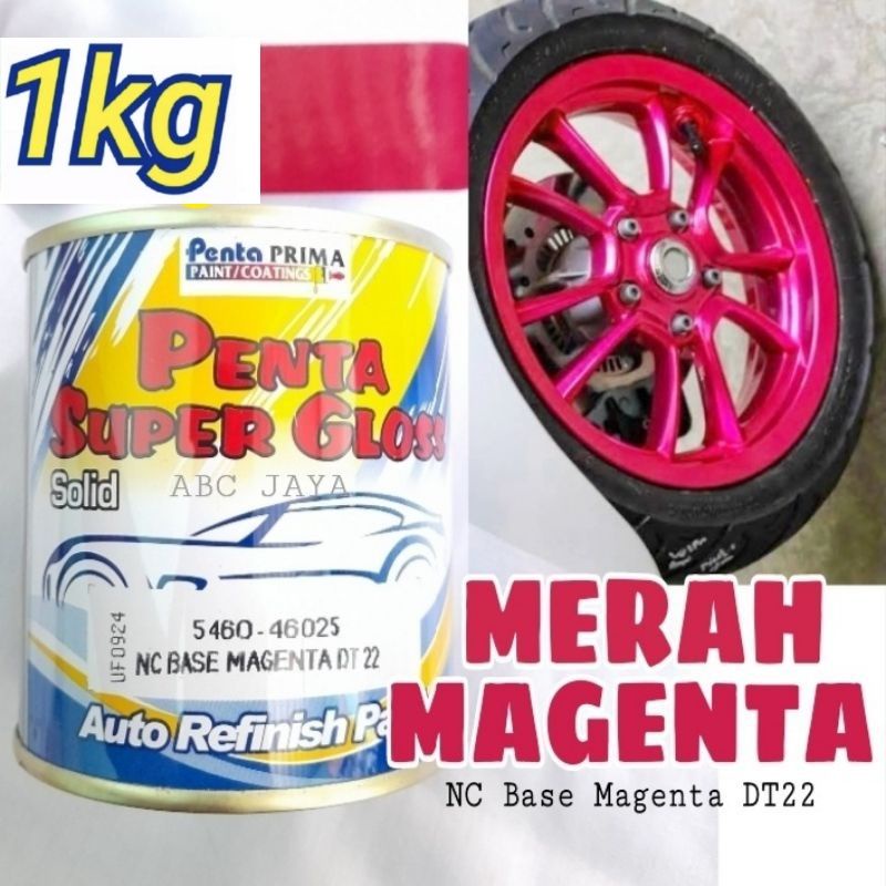 Cat Penta Super Gloss 5460-46025 NC Base Magenta DT 22 1Kg Merah Magenta Pink Gelap Duco Duko