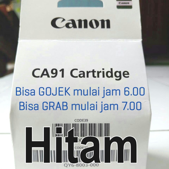 PRINT HEAD CANON G1000 G2000 G3000 G4000 CA91 BLACK CARTRIDGE - Hitam New