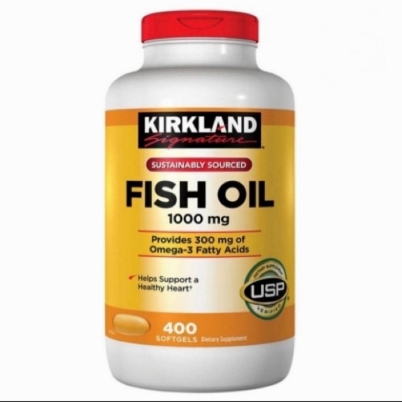 Kirkland Signature Fish Oil 1000 mg - 400 Softgels