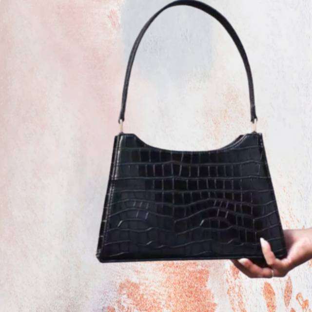 TAS WANITA CROCO SHOULDER BAG