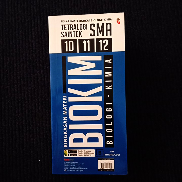 Buku Saku SMA IPA Matematika Fisika Biologi Kimia 10 11 12 FISMAT BIOKIM TETRALOGI SAINTEK SMA-2