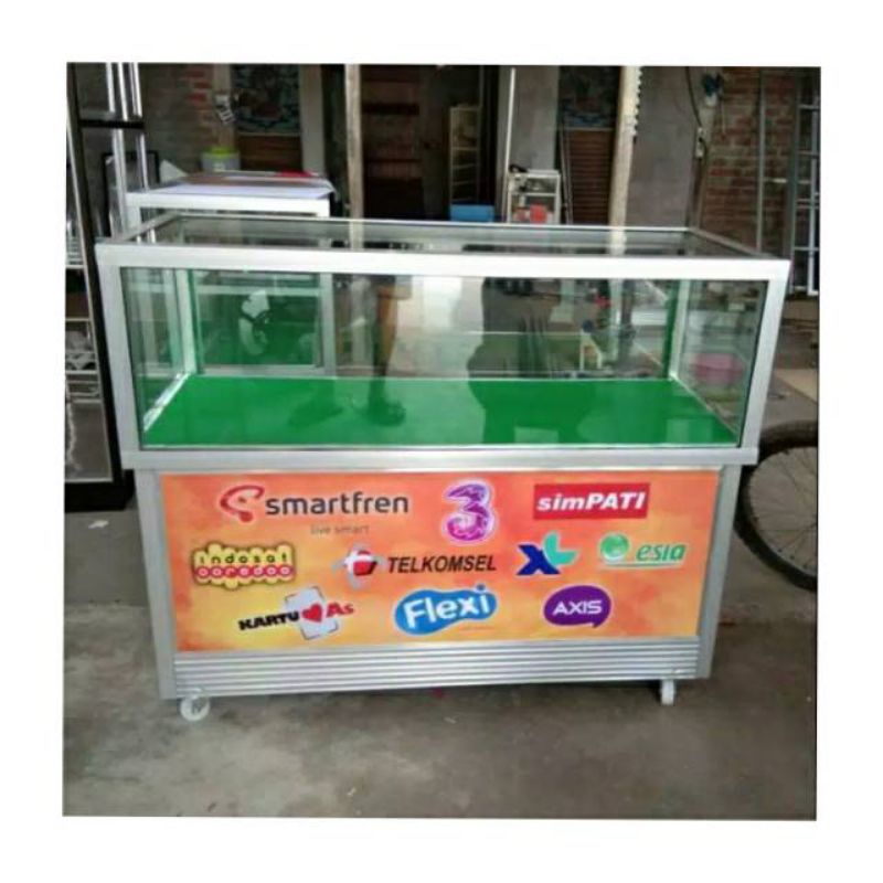 ETALASE KONTER 1METER X 1METER PESANAN KAK NUR KHOLIFAH