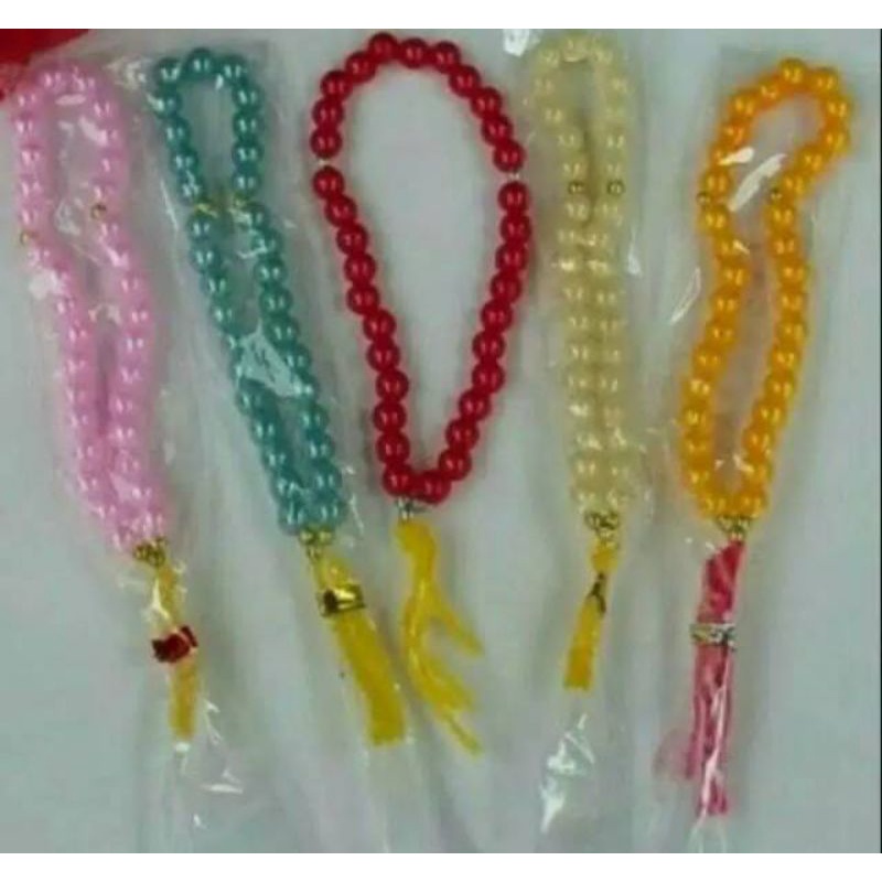 ECER 1 PC TASBIH MUTIARA 33 butir COCOK UNTUK SOUVENIR