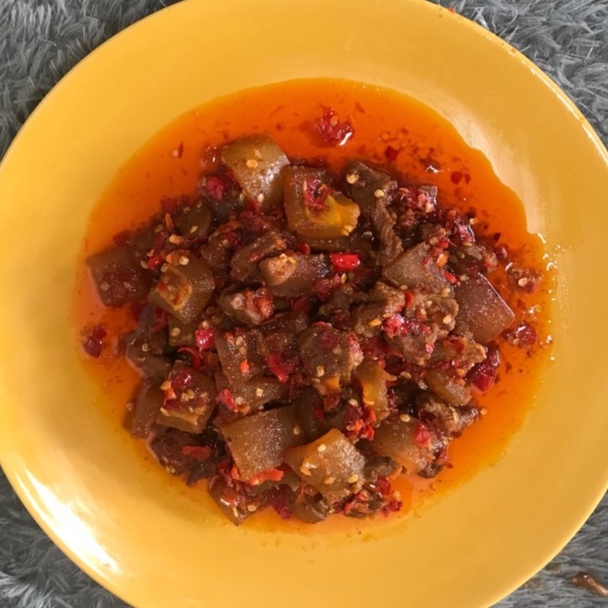 

Lauk Oseng Daging & Kikil Gongso Pedas by Rumah Oseng