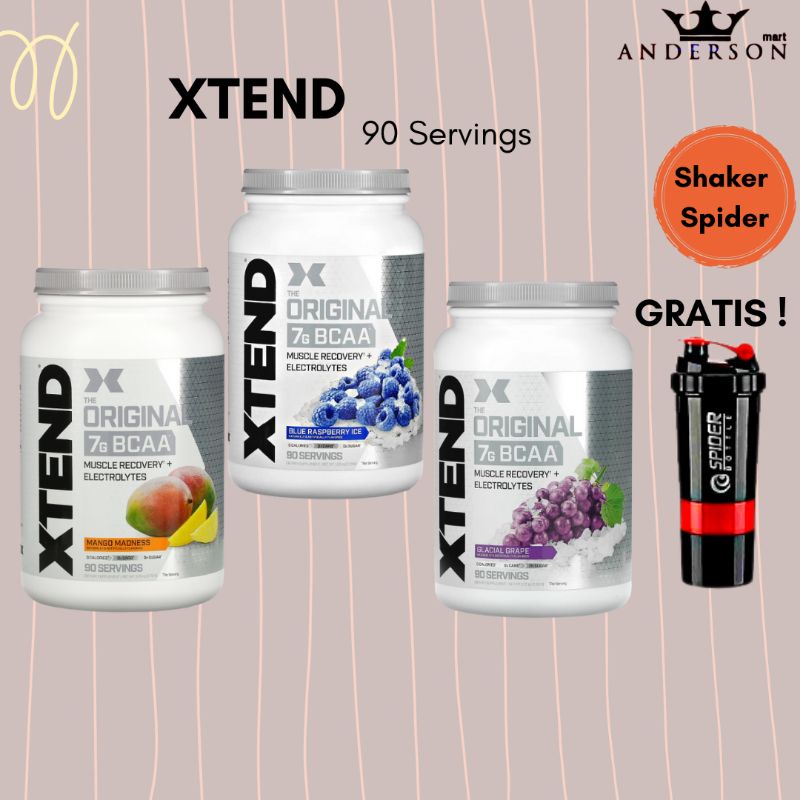 XTEND BCAA 90 serving BPOM NEW XTEND BCAA