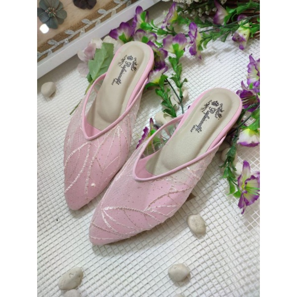 flatshoes v wanita Kathy warna babypink