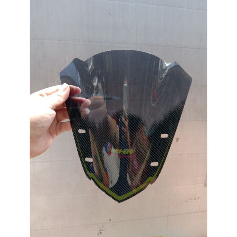 WINSHIELD/VISOR/WINSIL YAMAHA AEROX 155 CARBON HITAM MHR