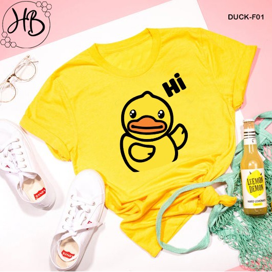 HOONEYBEE - DUCK TSHIRT B DUCK KAOS BEBEK BAJU KAOS LUCU KAOS COUPLE