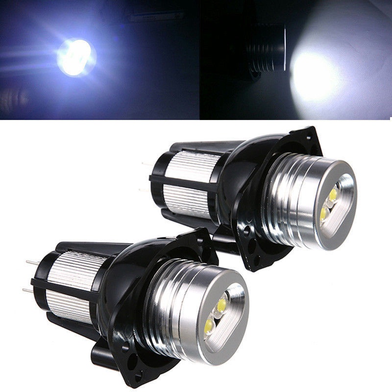 2pcs Lampu LED Angel Eye Halo Ring 20W Untuk BMW E90 E91