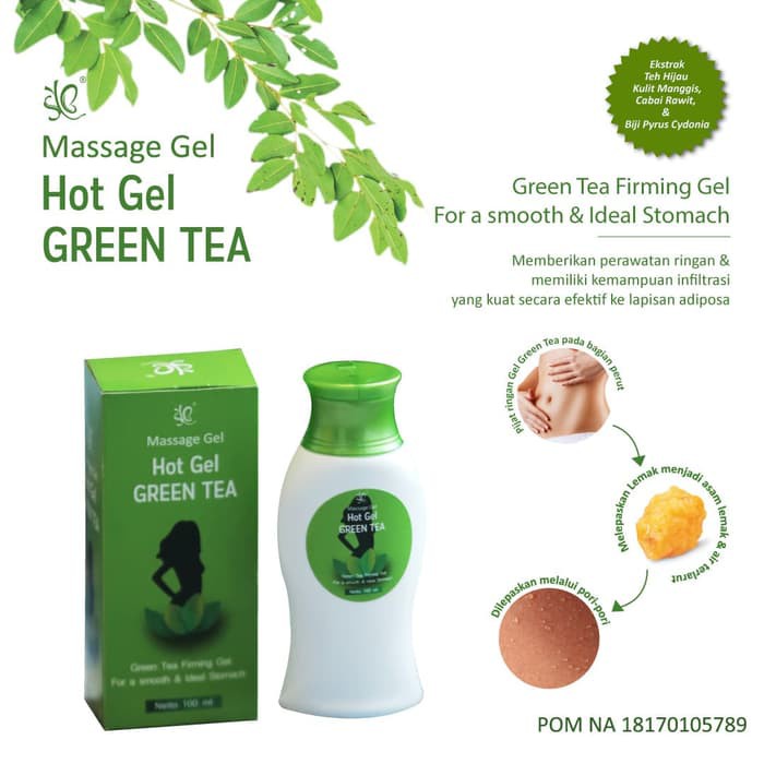 SYB HOT GEL GREEN TEA MASSAGE GEL 100ml