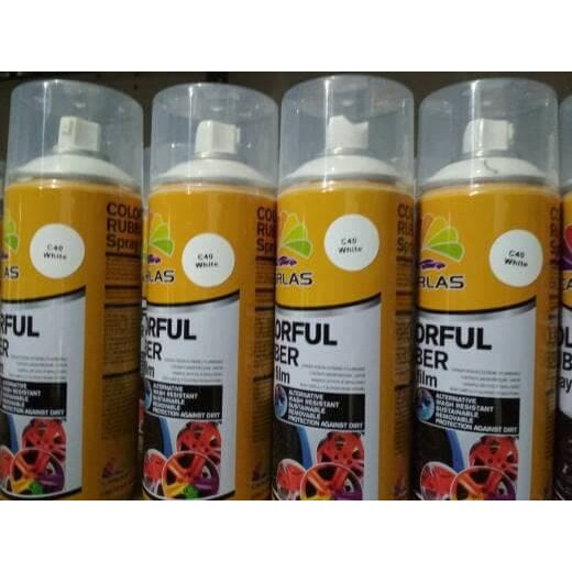 Carlas Rubber Paint Cat Carlas Grosir Murah - Carlas C40 Putih