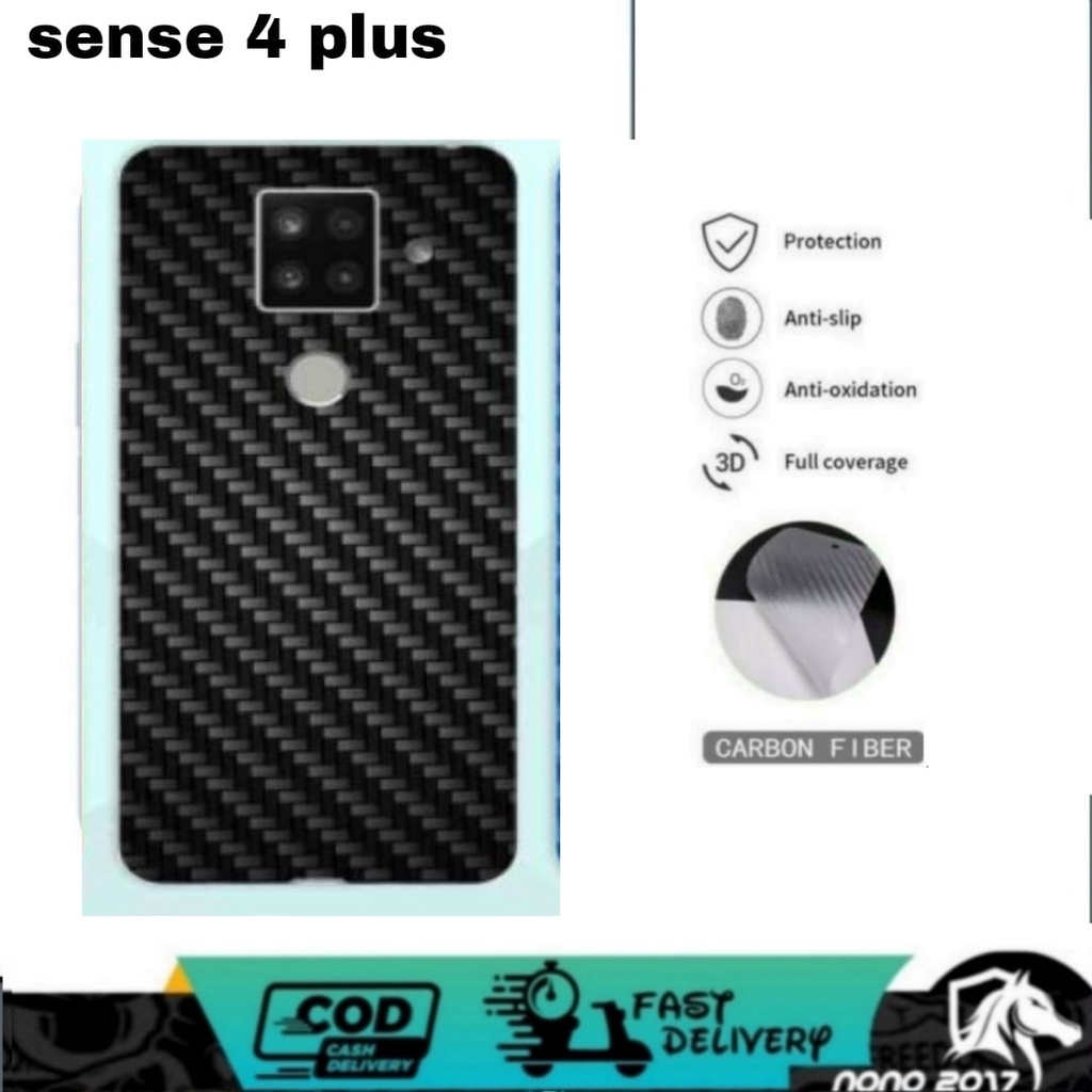 GARSKIN CARBON HITAM AQUOS SENSE 4 PLUS ZERO 2 AQUOS R3 R5 SENSE 5G GARSKIN WARNA HITAM PROTECTOR