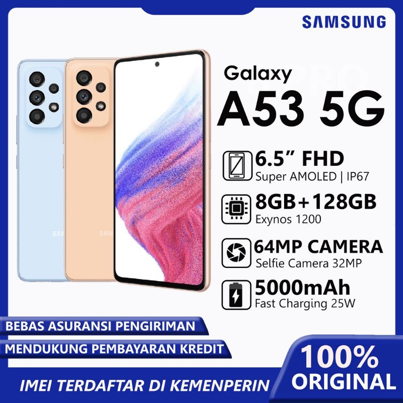 SAMSUNG A53 8/128 Garansi Resmi