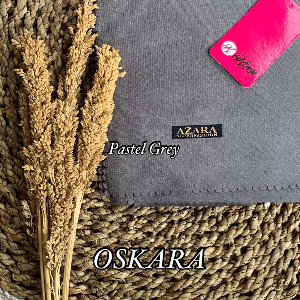 Jilbab Segi empat OSKARA by Azara part 2-pastelgrey oskara